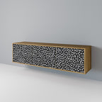 BLINDING LIGHTS TV-Lowboard mit 3 Türen in Eiche-Optik