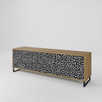 BLINDING LIGHTS TV-Lowboard mit 3 Türen in Eiche-Optik