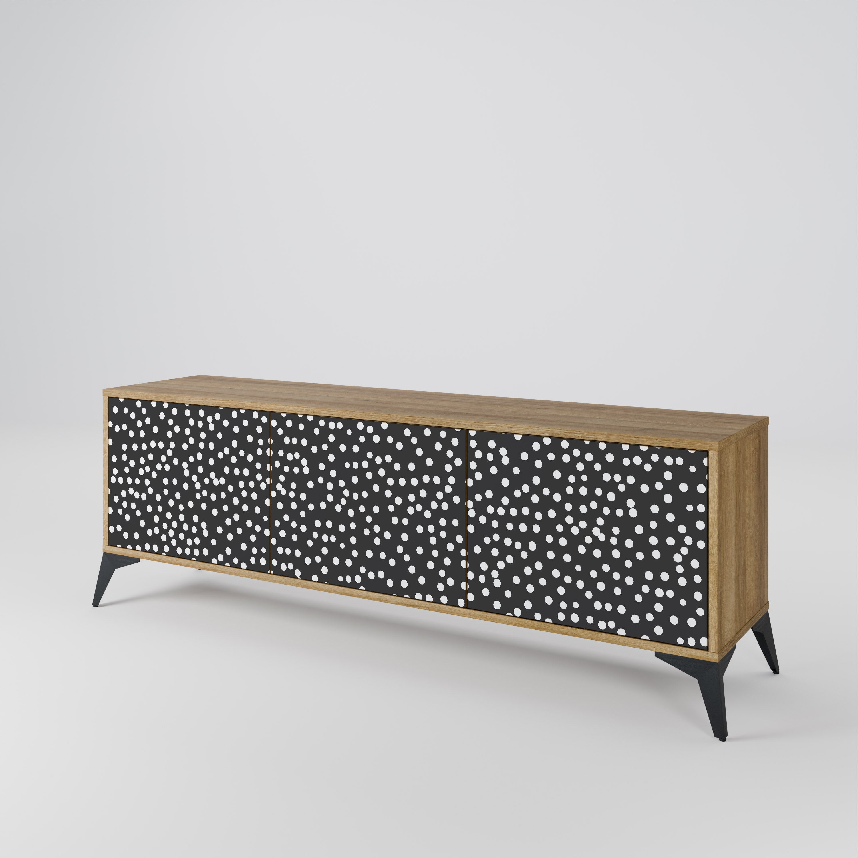 BLINDING LIGHTS 3-Door TV Cabinet