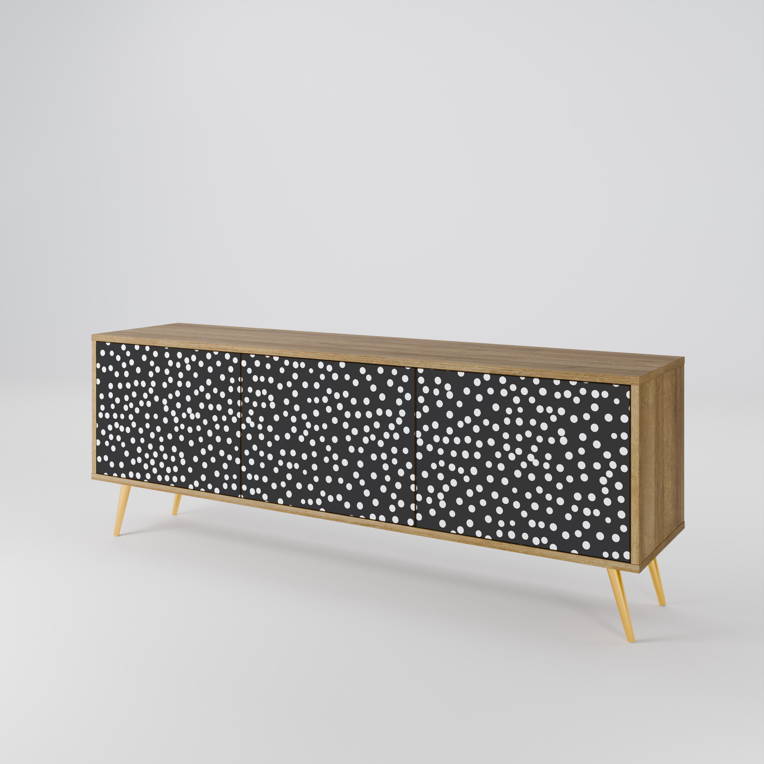 BLINDING LIGHTS 3-Door TV Cabinet