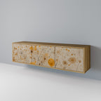 MORNING GLADE TV-Lowboard mit 3 Türen in Eiche-Optik