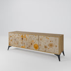 MORNING GLADE TV-Lowboard mit 3 Türen in Eiche-Optik