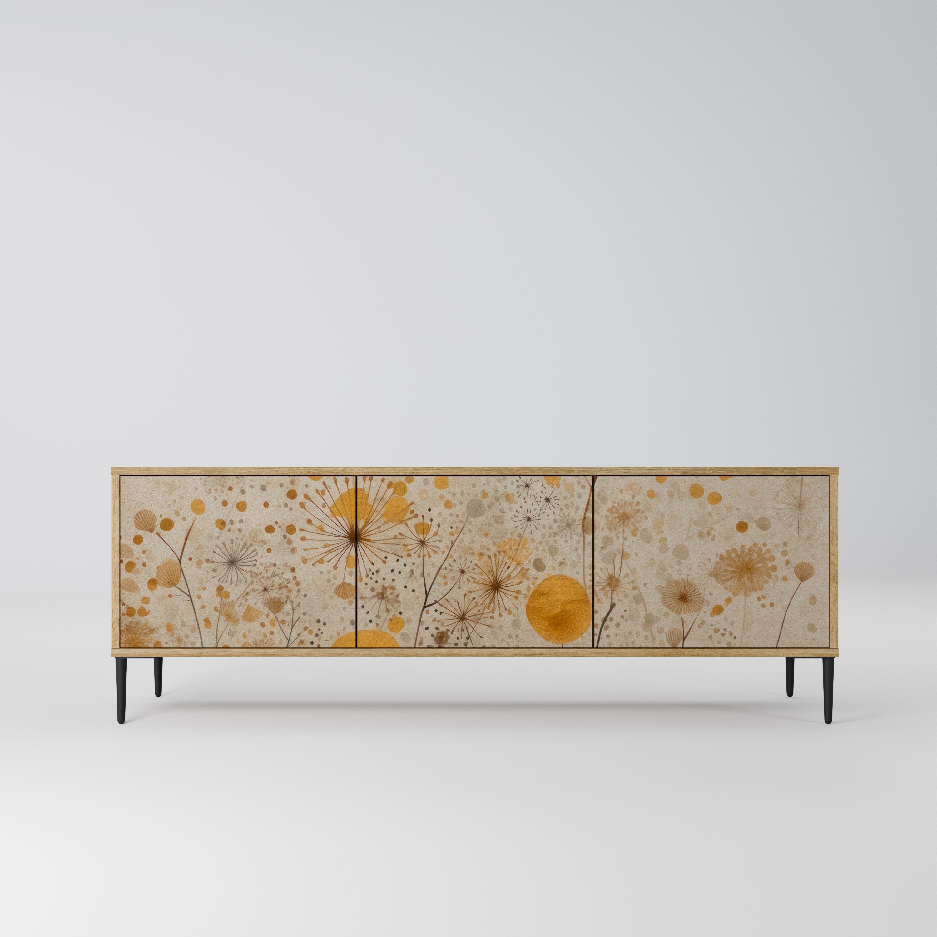 MORNING GLADE TV-Lowboard mit 3 Türen in Eiche-Optik