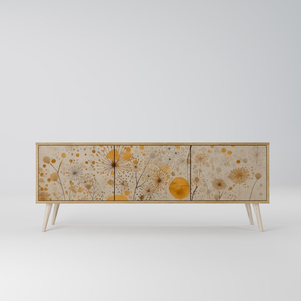 MORNING GLADE TV-Lowboard mit 3 Türen in Eiche-Optik