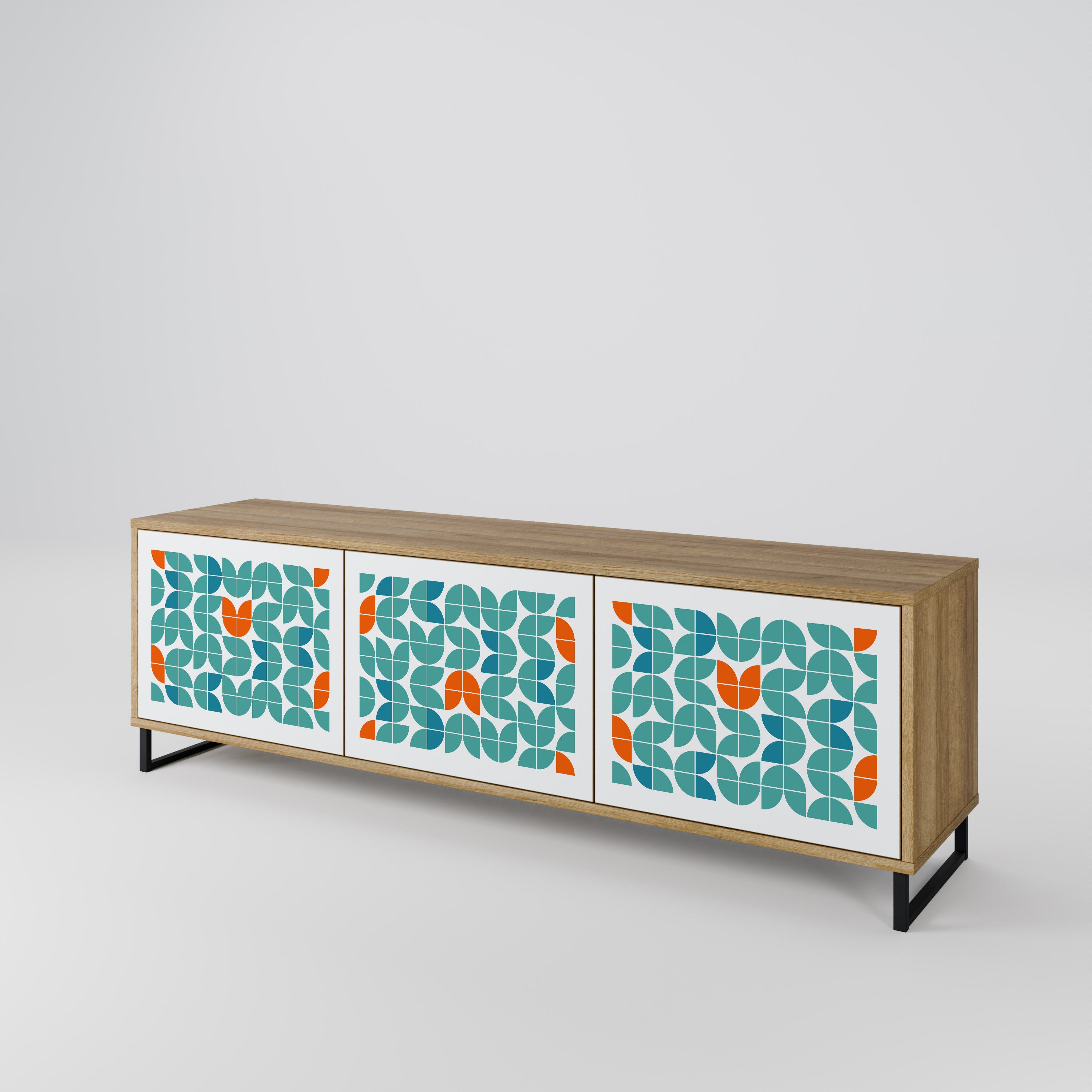 BE THE CHANGE 3-Door TV Cabinet