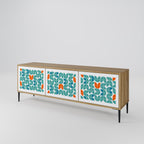 BE THE CHANGE TV-Lowboard mit 3 Türen in Eiche-Optik