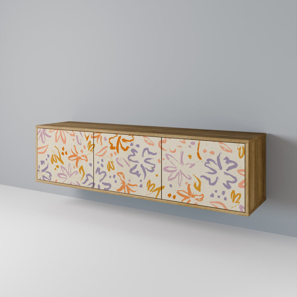 SPRING WHIMSY TV-Lowboard mit 3 Türen in Eiche-Optik