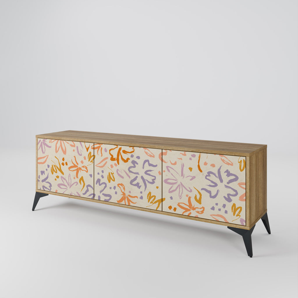 SPRING WHIMSY TV-Lowboard mit 3 Türen in Eiche-Optik