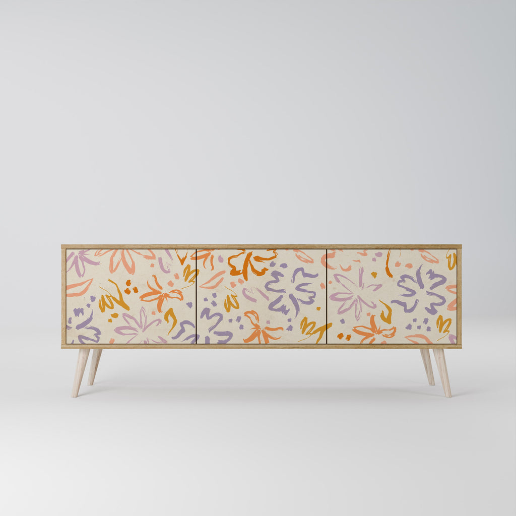 SPRING WHIMSY TV-Lowboard mit 3 Türen in Eiche-Optik