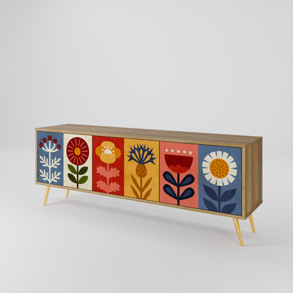SCANDIC FLOWERET 3-türiges TV-Lowboard