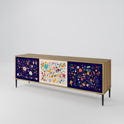 FLORAL COMBINATION 3-türiges TV-Lowboard