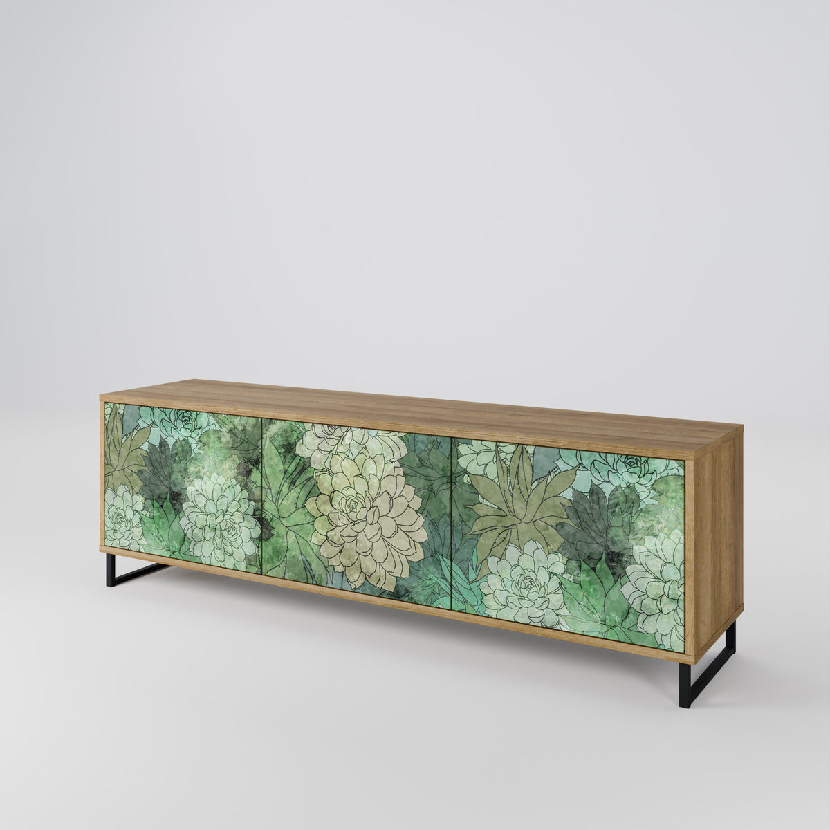 SUCCULENT CLUSTER 3-türiges TV-Lowboard
