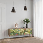 SUCCULENTS KALEIDOSCOPE TV-Lowboard mit 3 Türen in Eiche-Optik
