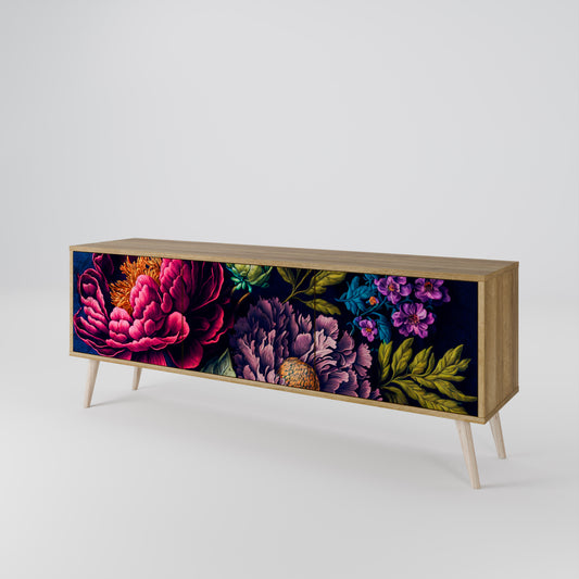 BLOOMING ELEGANCE 3-türiges TV-Lowboard