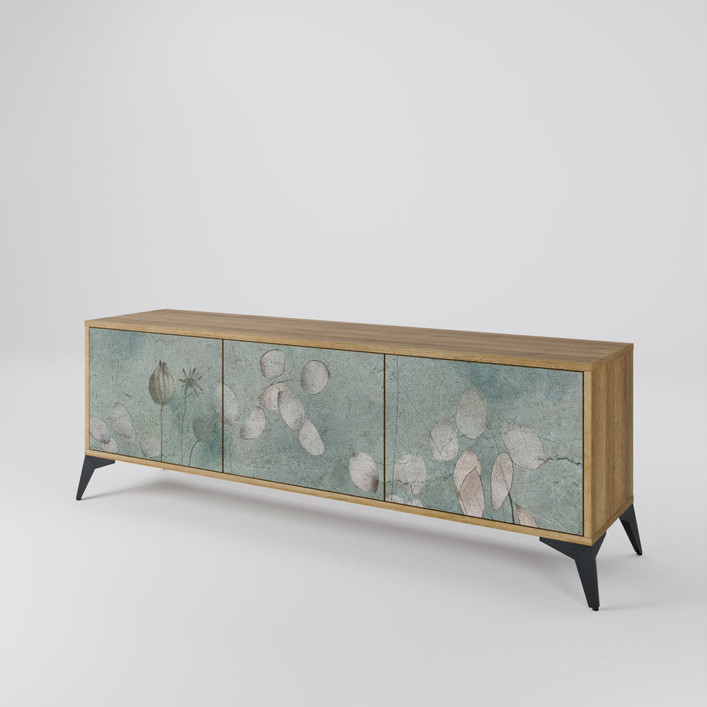 NIGHT LADY TV-Lowboard mit 3 Türen in Eiche-Optik