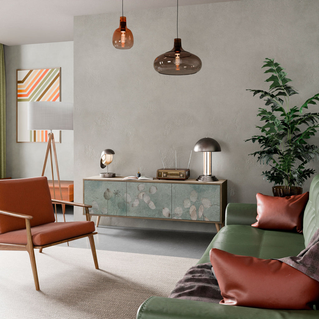 NIGHT LADY TV-Lowboard mit 3 Türen in Eiche-Optik