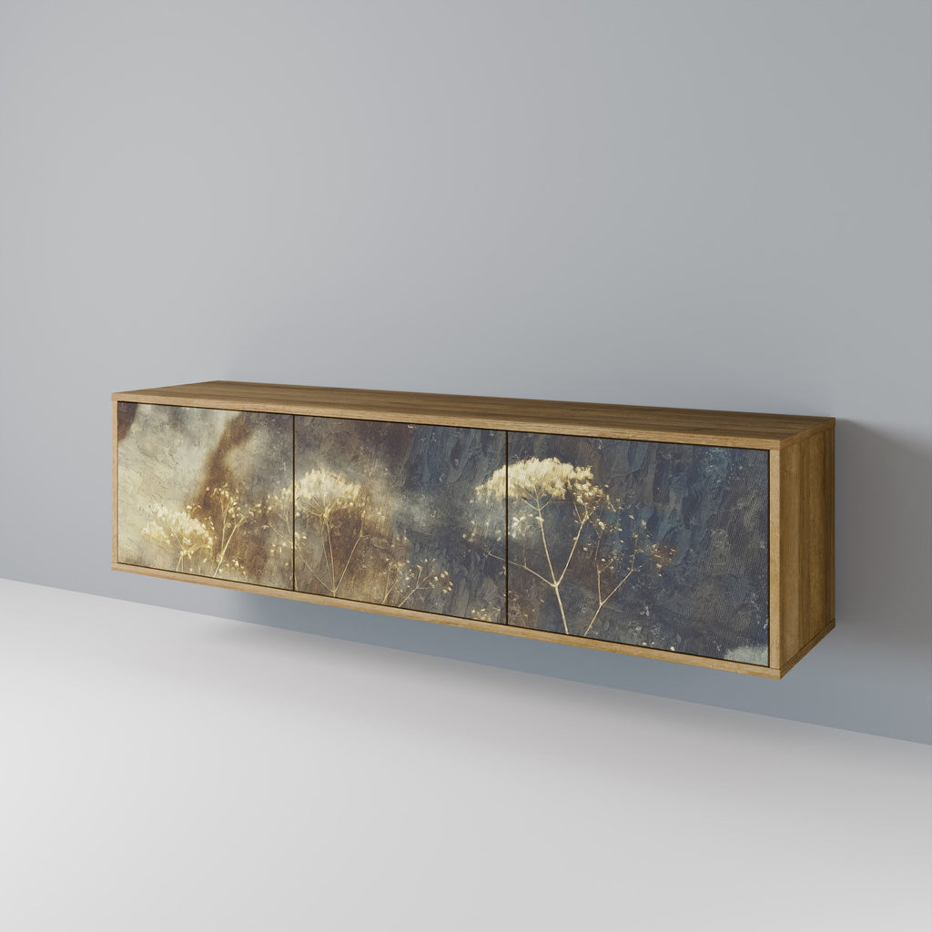 GENTLE POWER TV-Lowboard mit 3 Türen in Eiche-Optik