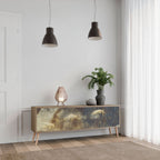 GENTLE POWER TV-Lowboard mit 3 Türen in Eiche-Optik