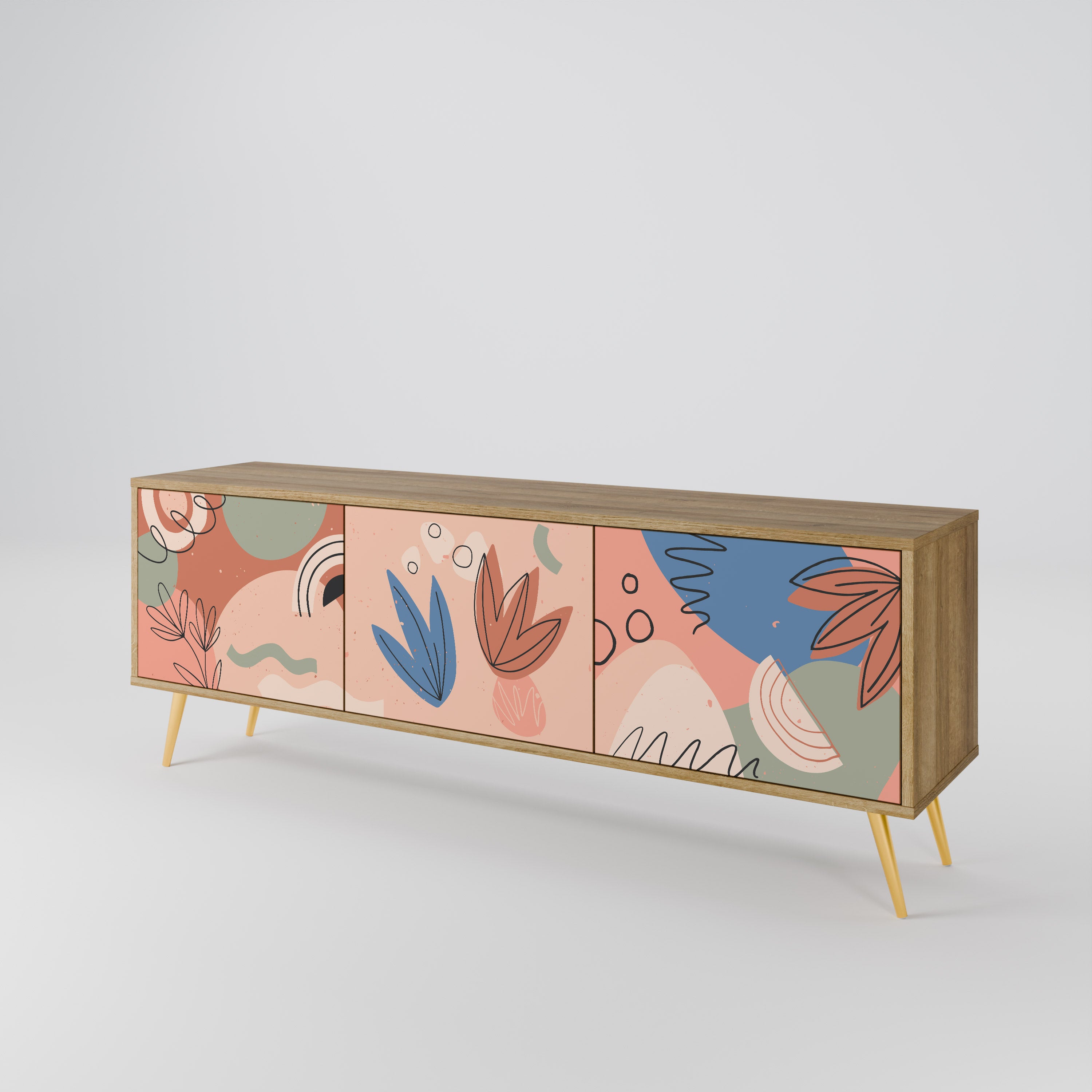 PASTEL DESTINY 3-Door TV Cabinet