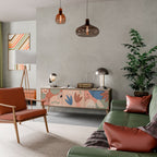 PASTEL DESTINY TV-Lowboard mit 3 Türen in Eiche-Optik