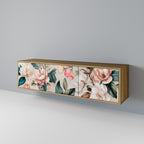 FLORAL GRACE TV-Lowboard mit 3 Türen in Eiche-Optik