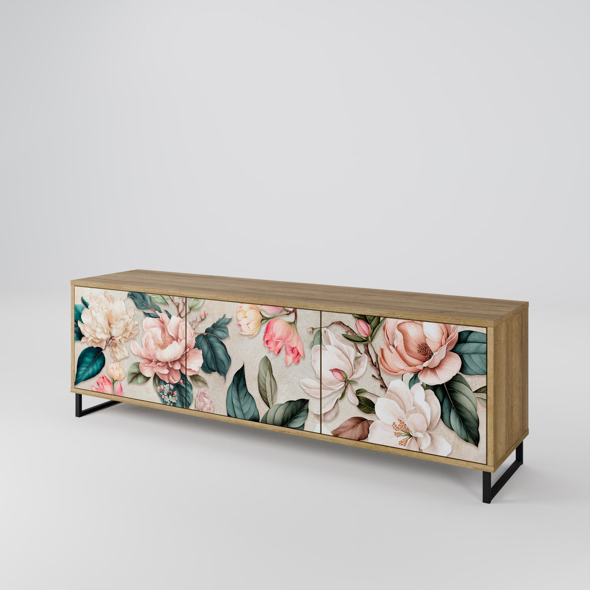 FLORAL GRACE 3-türiges TV-Lowboard
