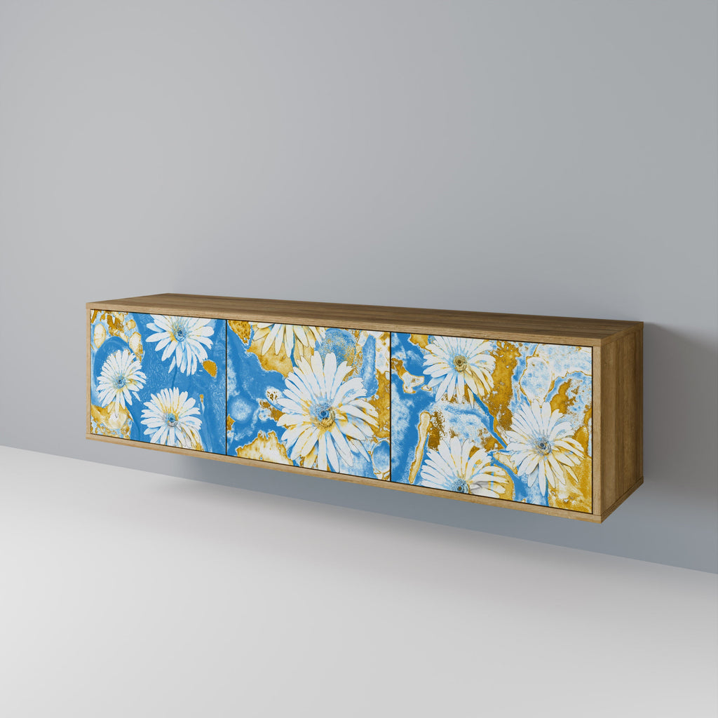 DAISY LUXE TV-Lowboard mit 3 Türen in Eiche-Optik