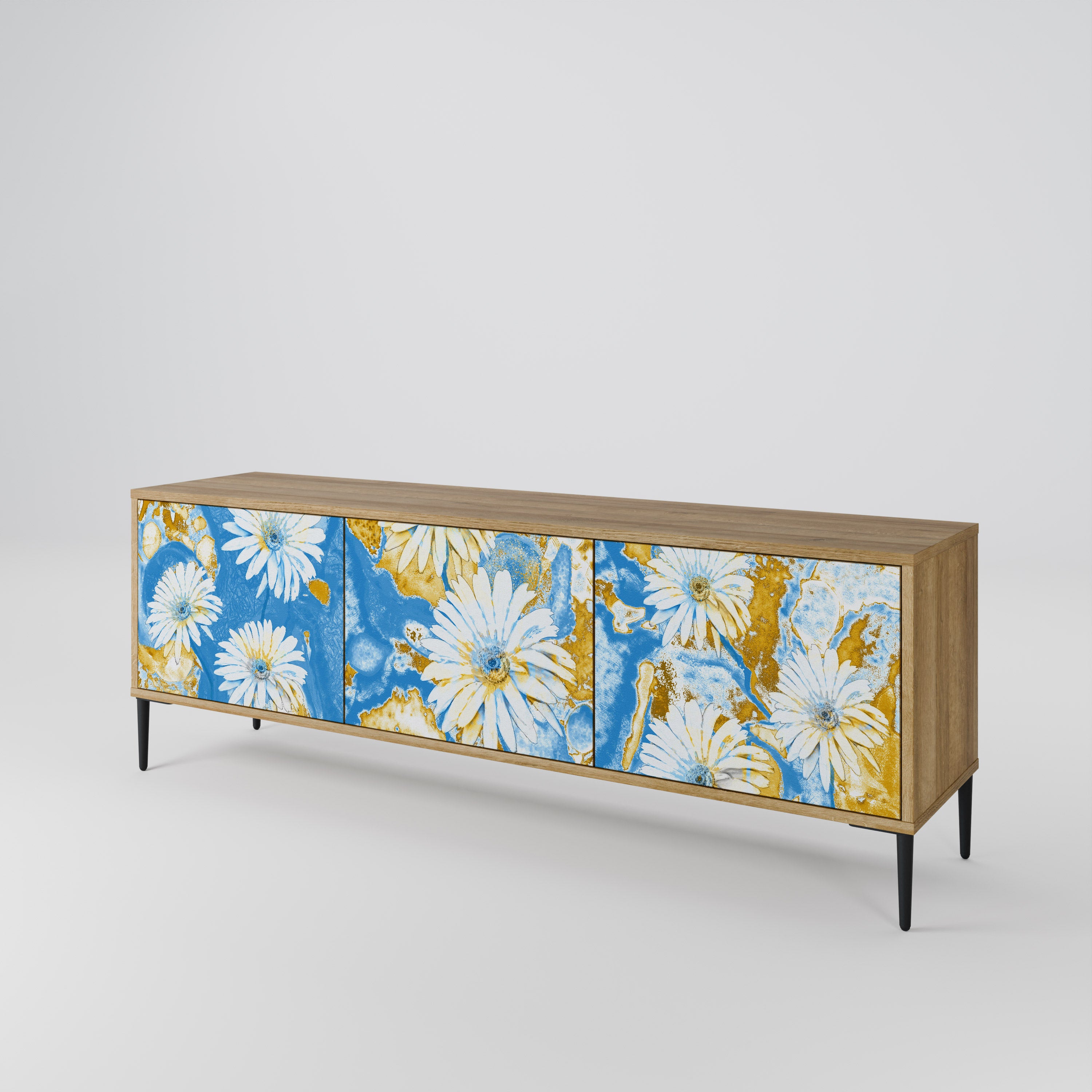 DAISY LUXE 3-Door TV Cabinet