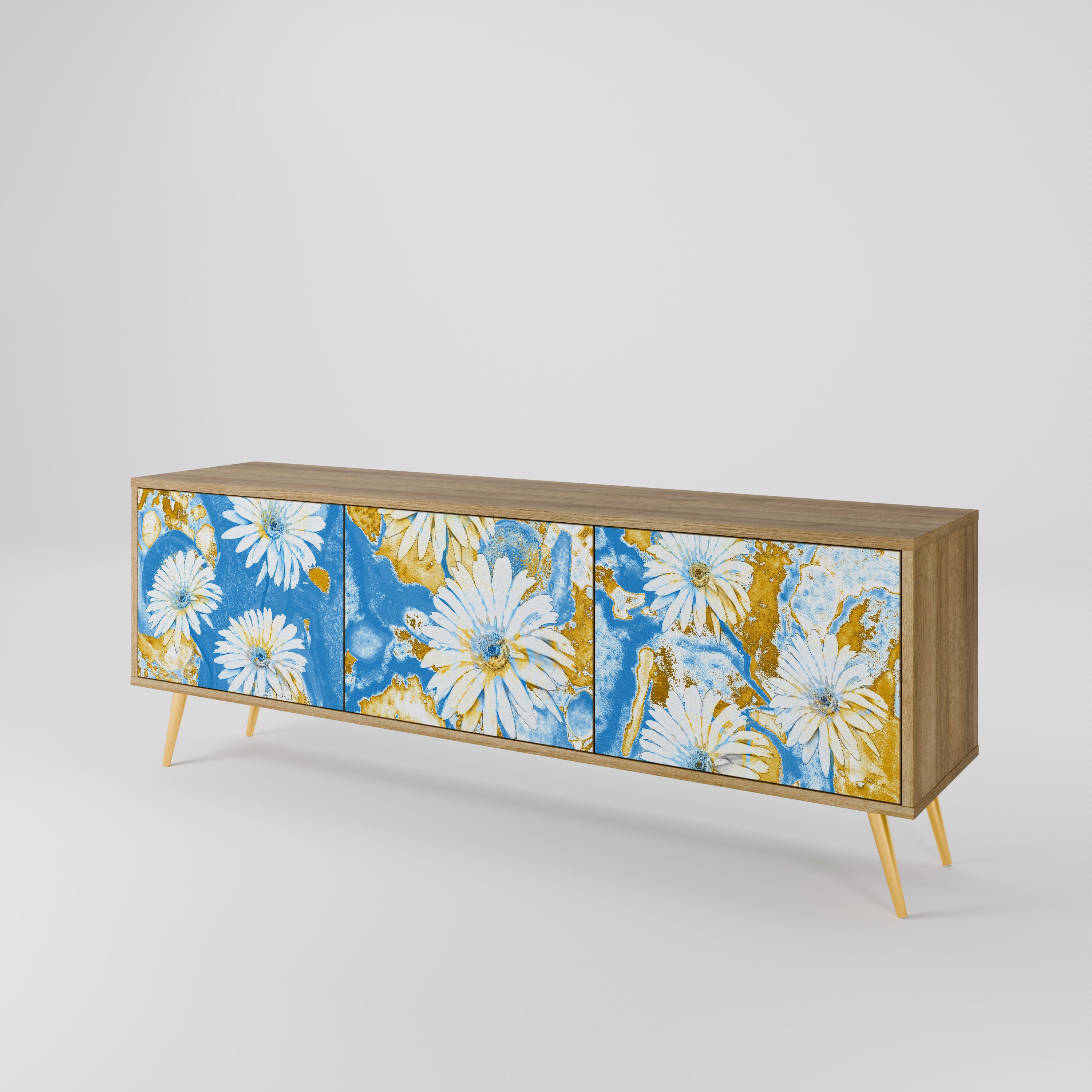 DAISY LUXE 3-Door TV Cabinet