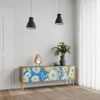 DAISY LUXE TV-Lowboard mit 3 Türen in Eiche-Optik