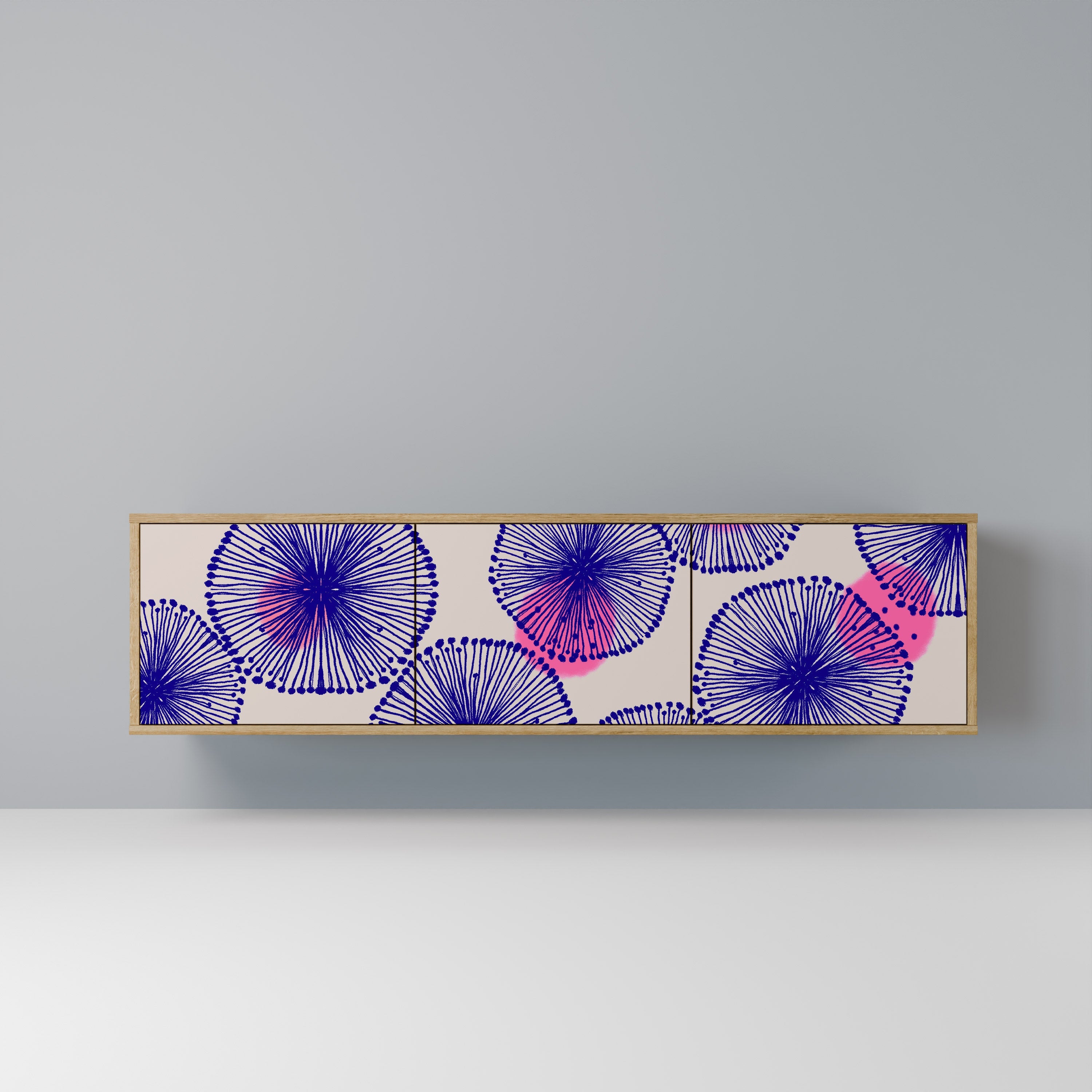 MAGIC NATURE TV-Lowboard mit 3 Türen in Eiche-Optik