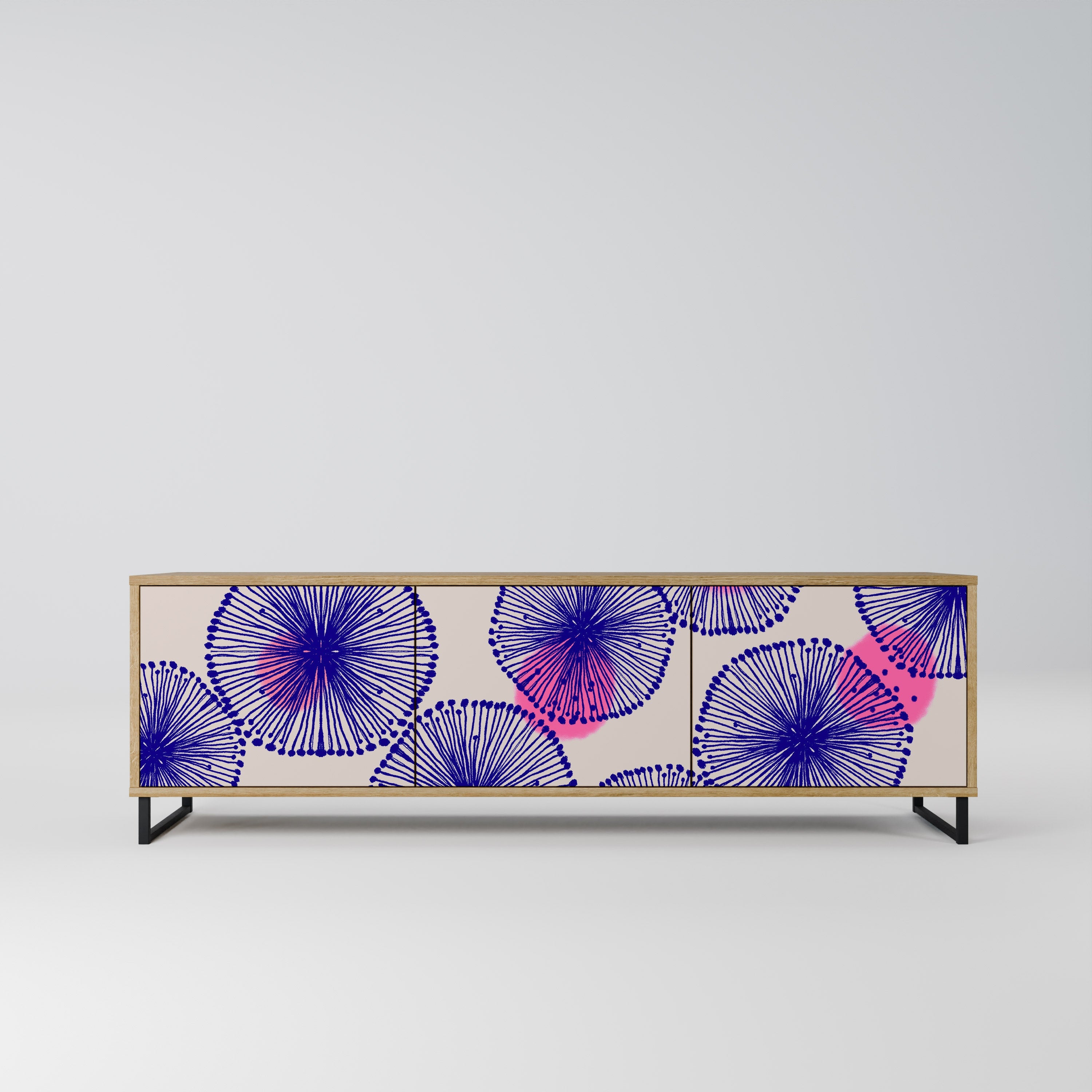 MAGIC NATURE TV-Lowboard mit 3 Türen in Eiche-Optik