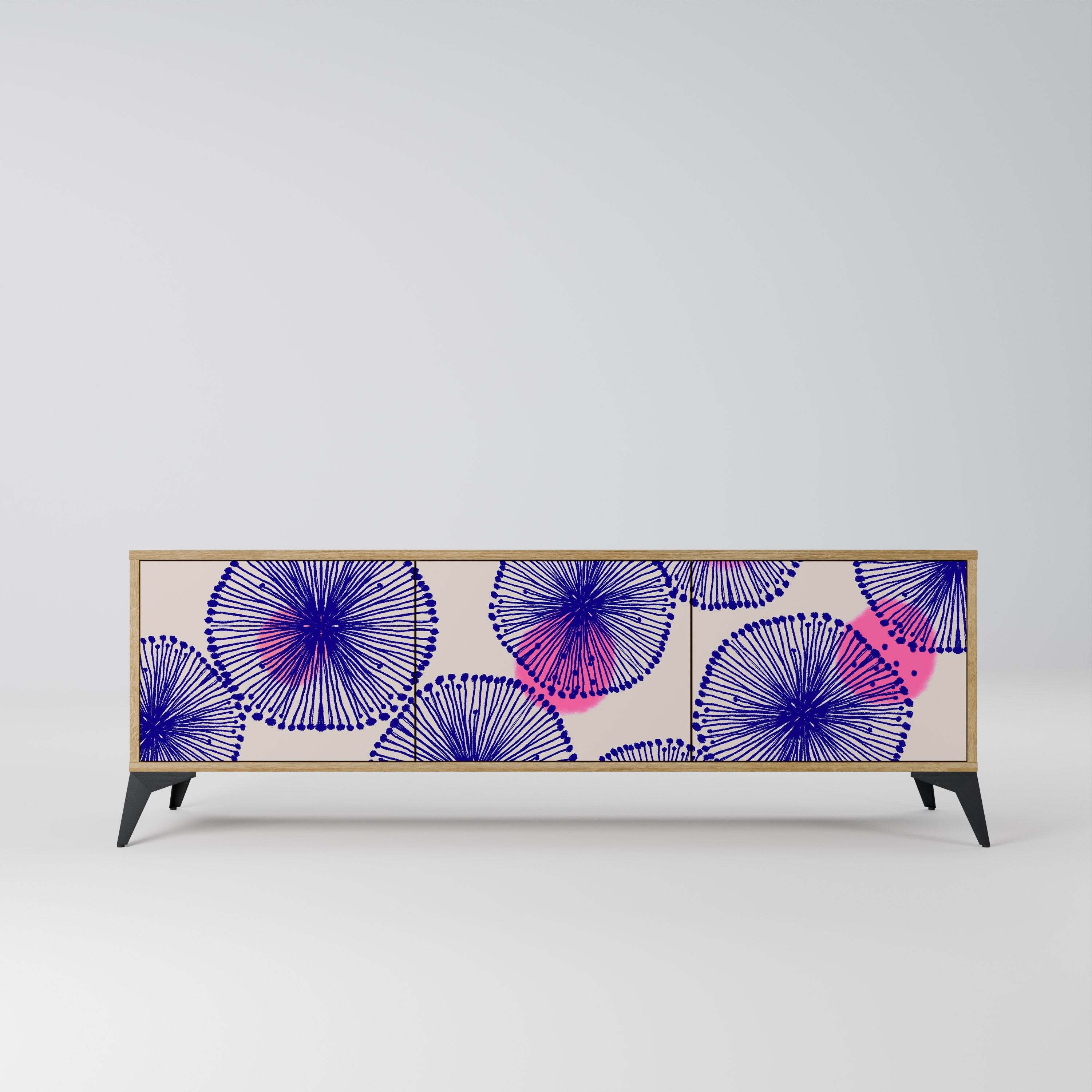 MAGIC NATURE TV-Lowboard mit 3 Türen in Eiche-Optik