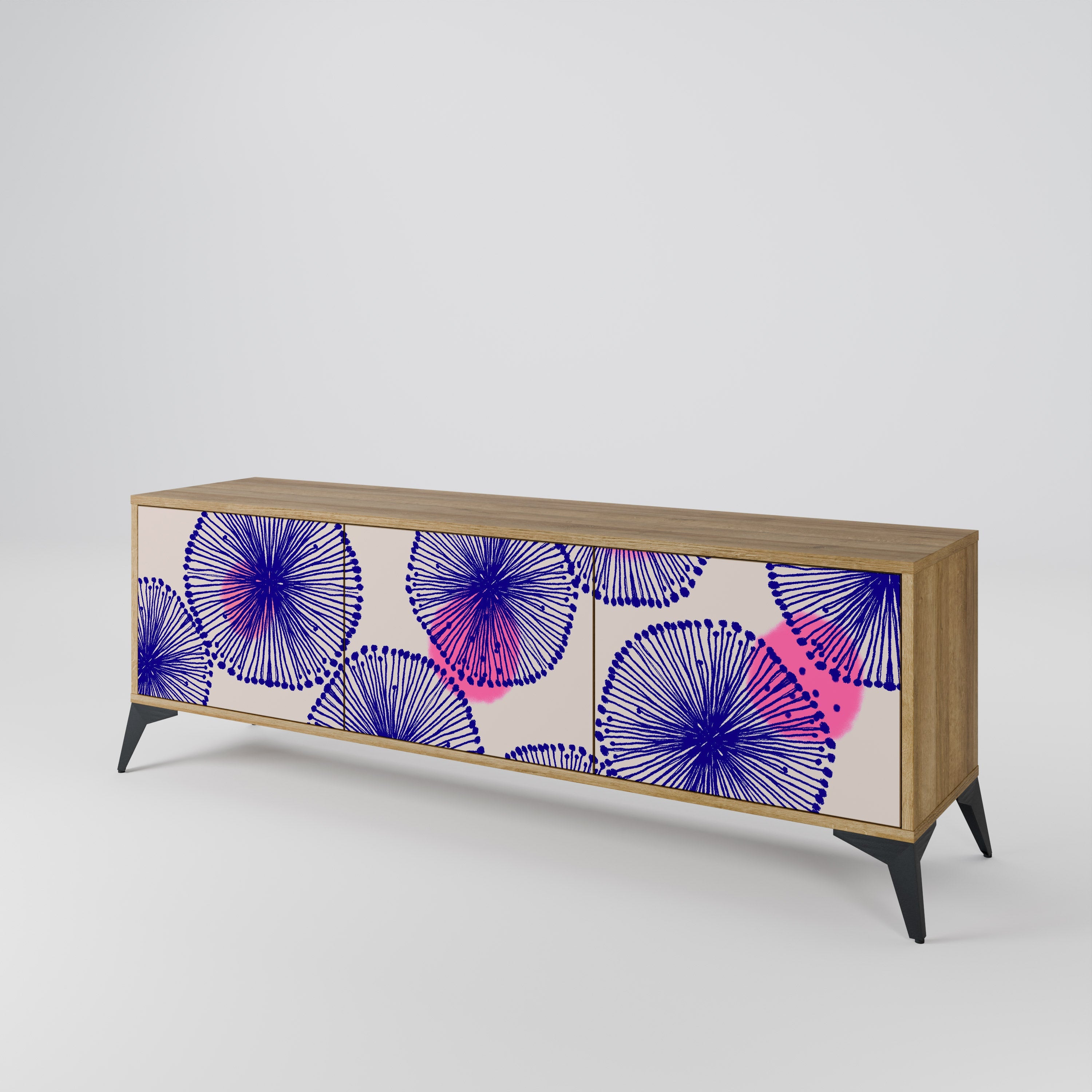 MAGIC NATURE TV-Lowboard mit 3 Türen in Eiche-Optik