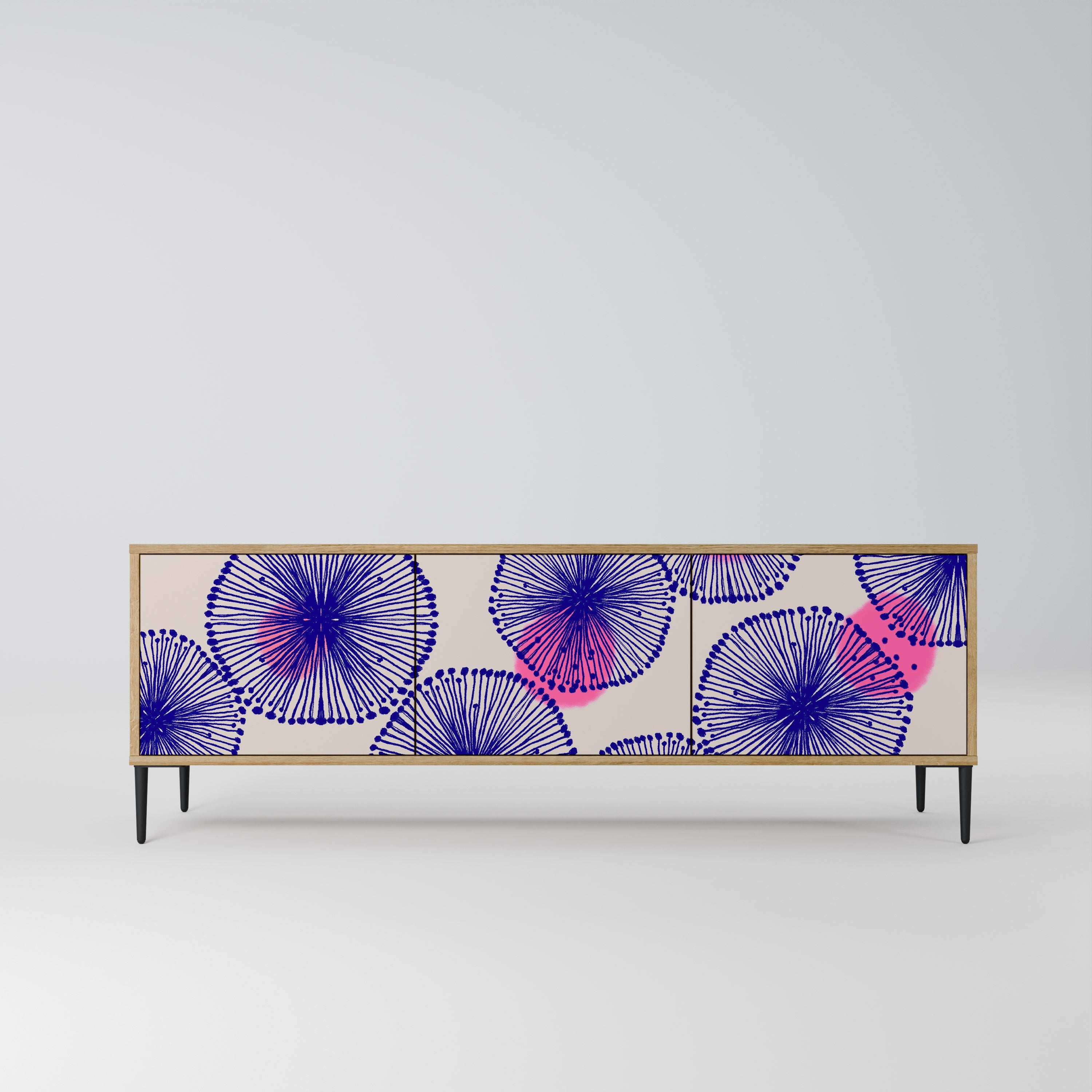 MAGIC NATURE TV-Lowboard mit 3 Türen in Eiche-Optik