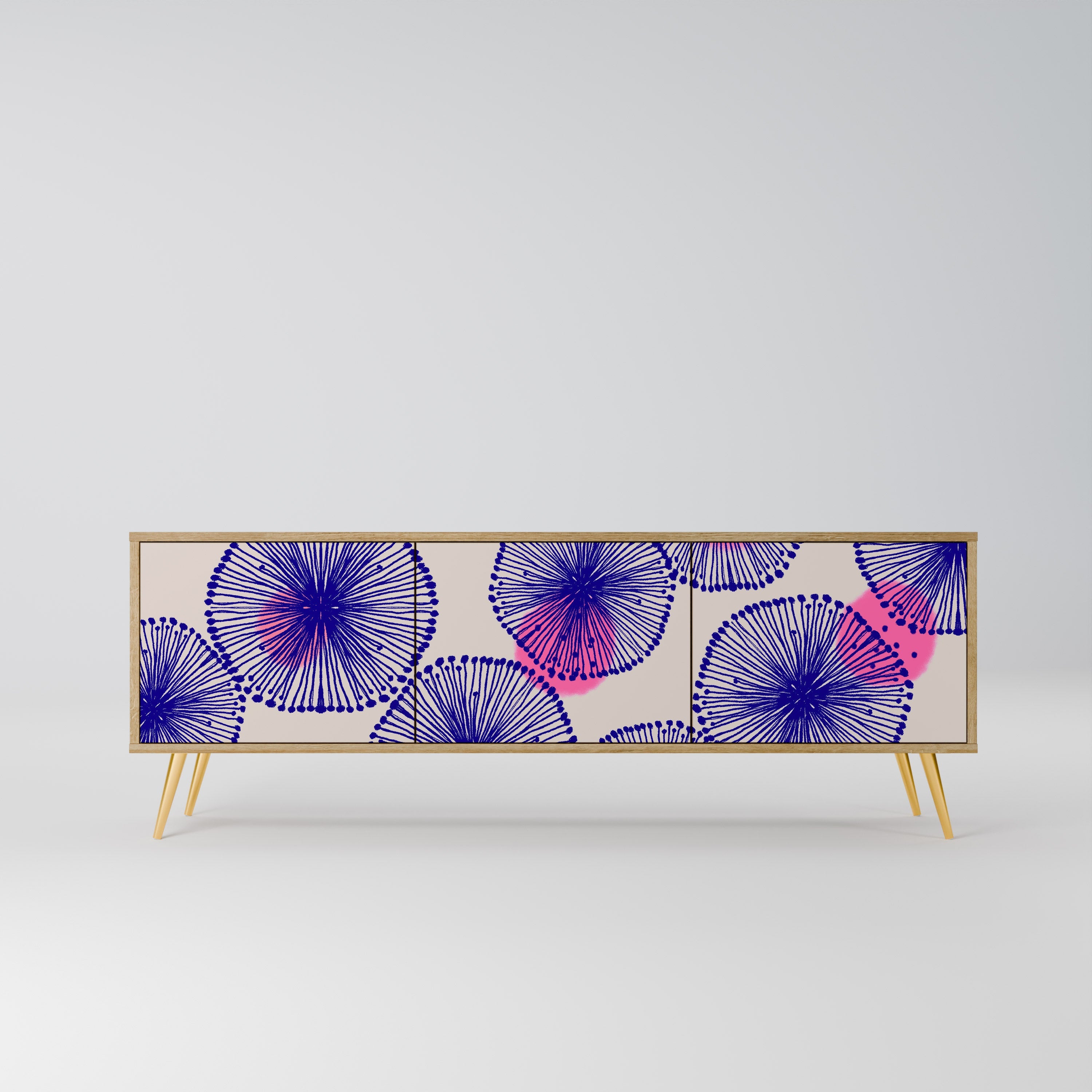 MAGIC NATURE TV-Lowboard mit 3 Türen in Eiche-Optik