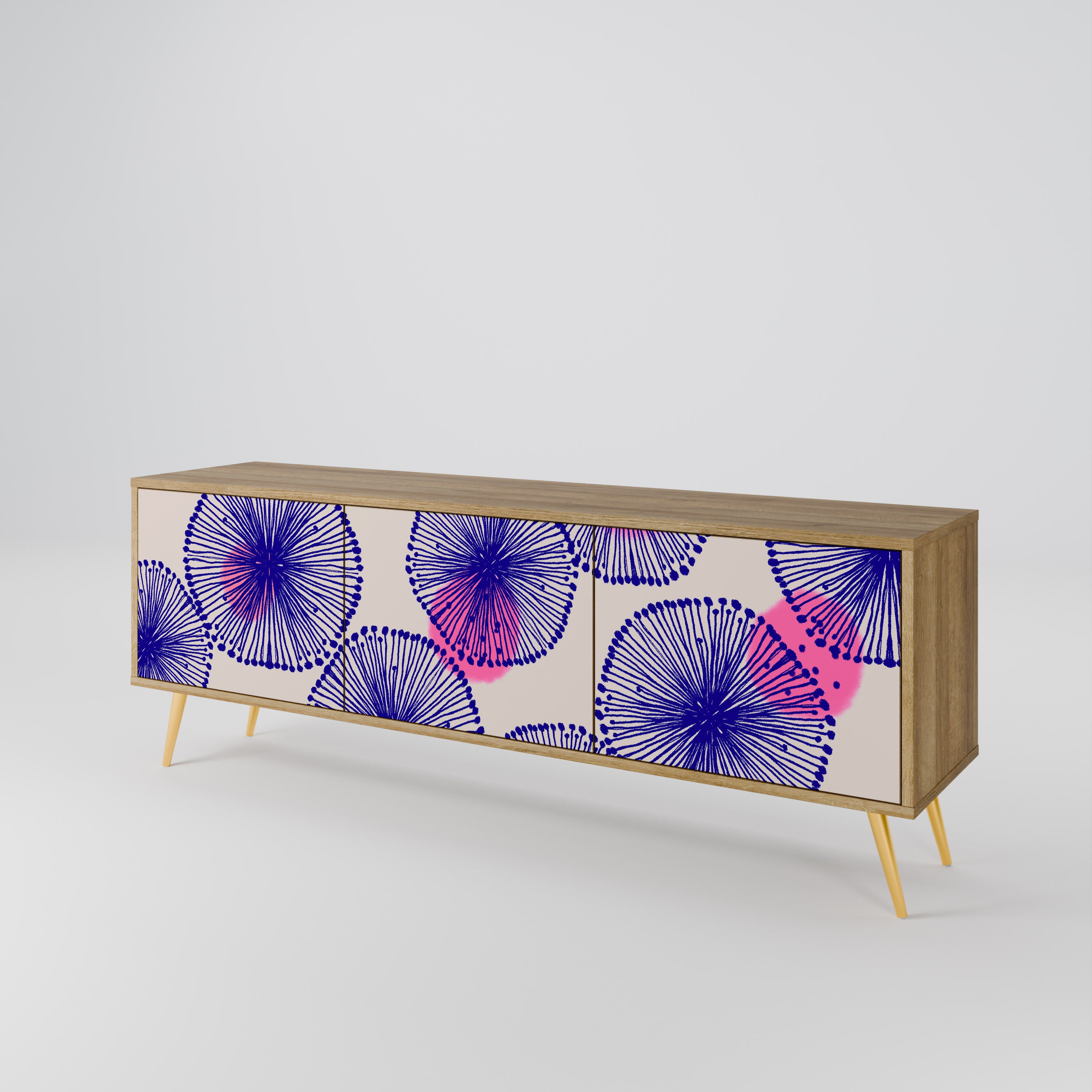 MAGIC NATURE 3-Door TV Cabinet