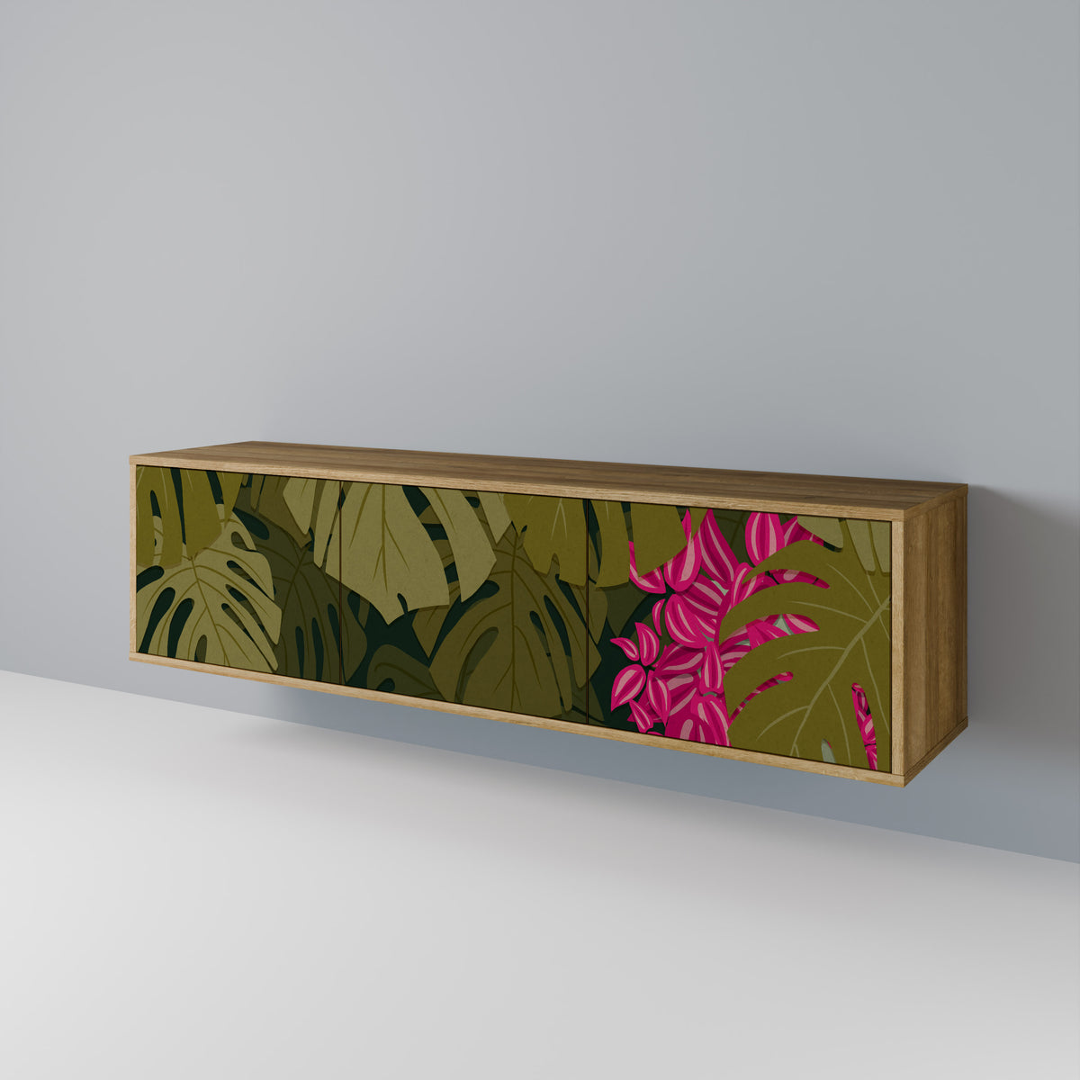 TROPICAL BEAUTY 3-türiges TV-Lowboard