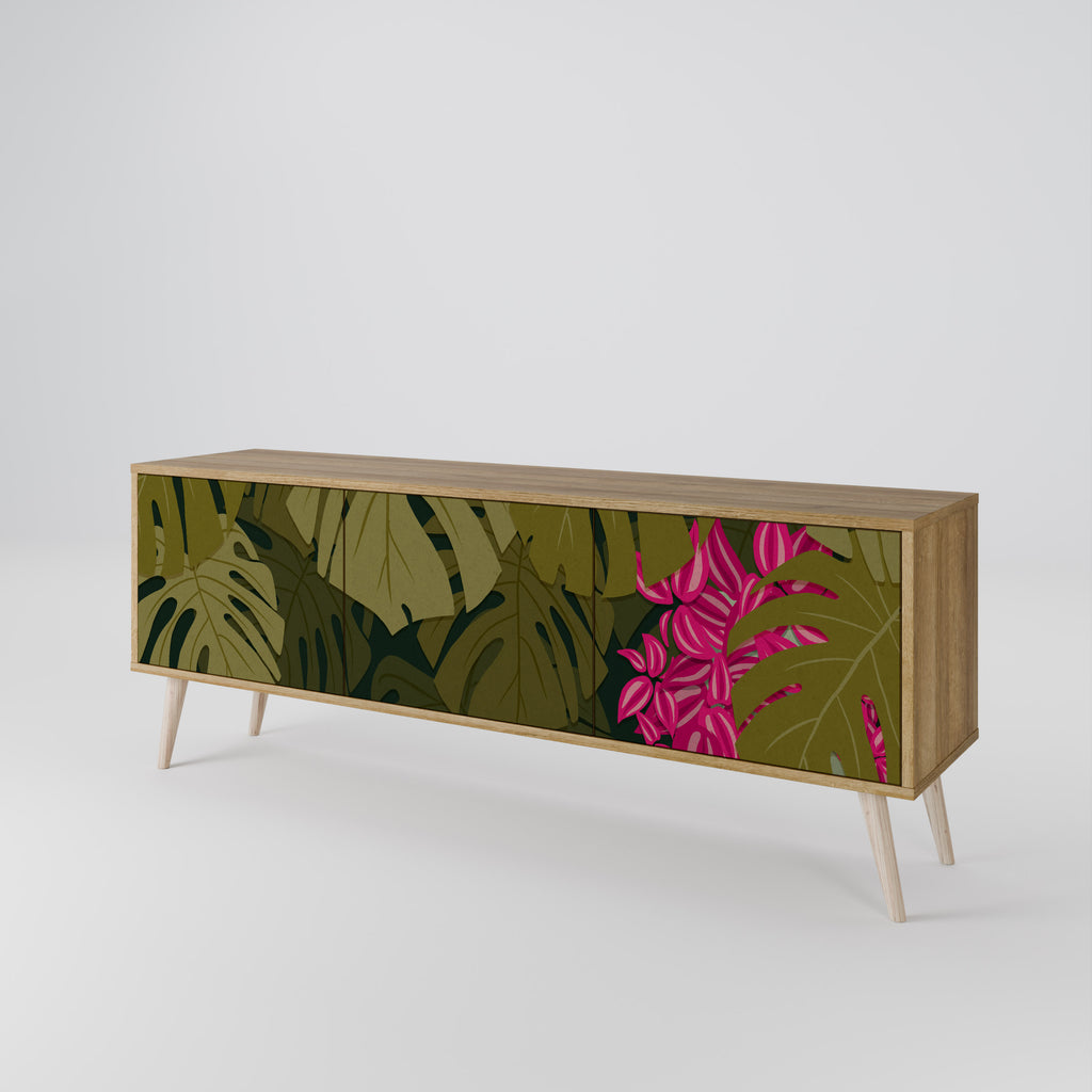 TROPICAL BEAUTY 3-türiges TV-Lowboard