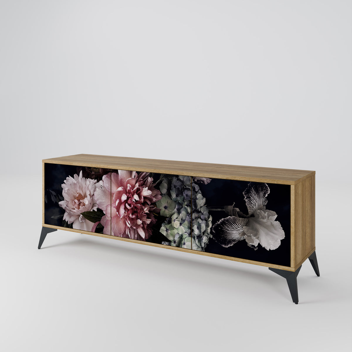 PURE BLOSSOM 3-türiges TV-Lowboard