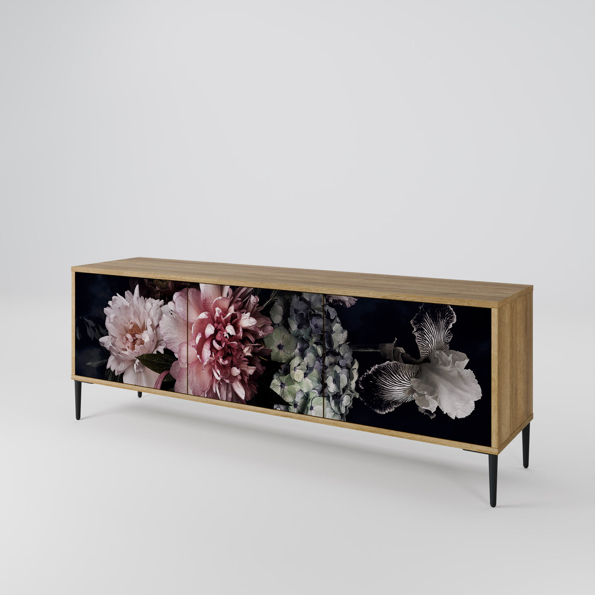 PURE BLOSSOM 3-türiges TV-Lowboard