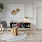 PURE BLOSSOM TV-Lowboard mit 3 Türen in Eiche-Optik