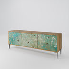 BLOOMING CHARM TV-Lowboard mit 3 Türen in Eiche-Optik