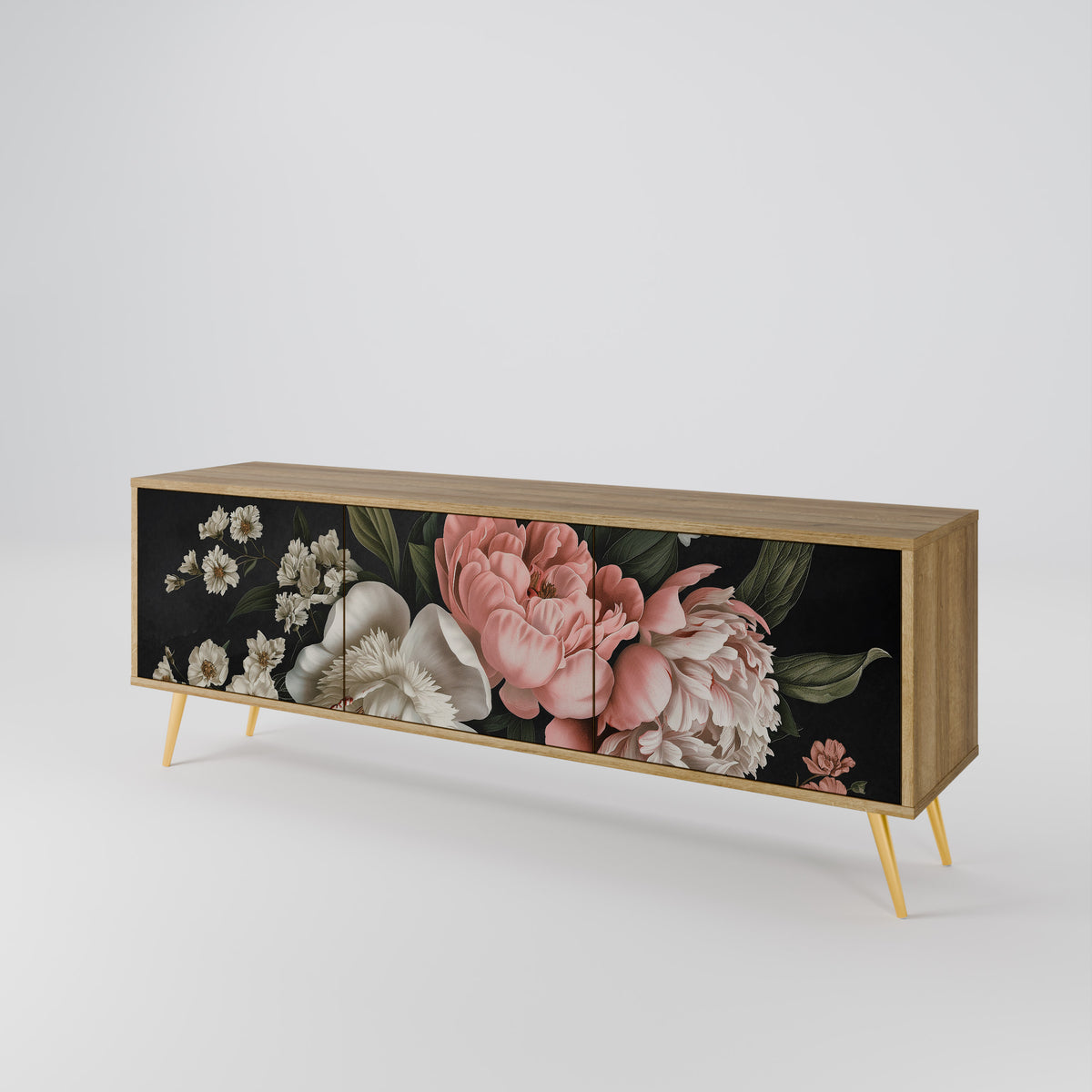 LUSH ELEGANCE 3-türiges TV-Lowboard