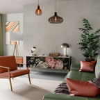 LUSH ELEGANCE TV-Lowboard mit 3 Türen in Eiche-Optik