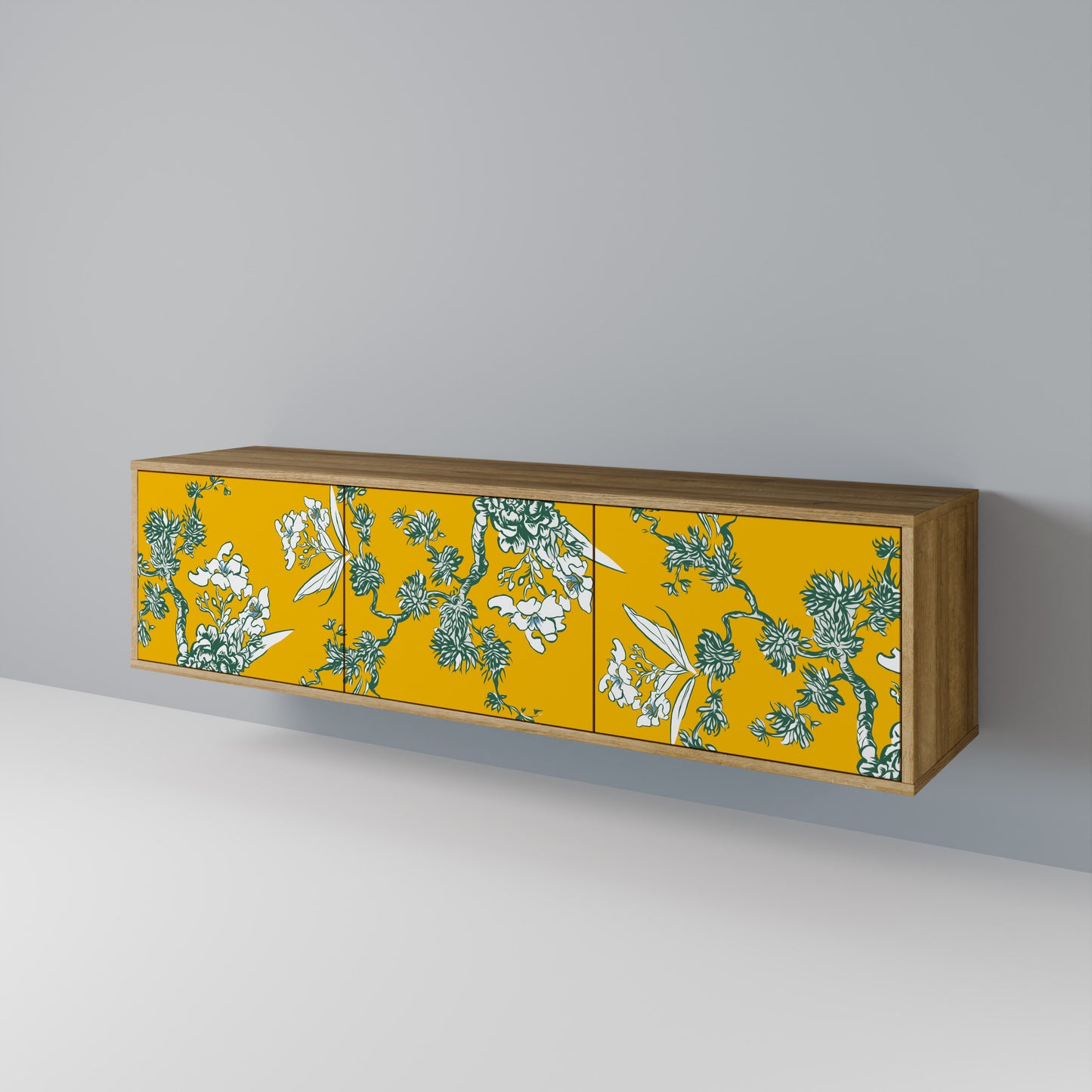 YELLOW CHINOISERIE 3-türiges TV-Lowboard