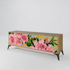 FRAGILE BEAUTY TV-Lowboard mit 3 Türen in Eiche-Optik