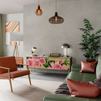 FRAGILE BEAUTY TV-Lowboard mit 3 Türen in Eiche-Optik