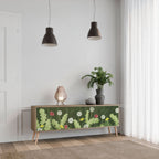 DANDELION AMUSE TV-Lowboard mit 3 Türen in Eiche-Optik