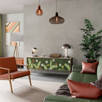 DANDELION AMUSE TV-Lowboard mit 3 Türen in Eiche-Optik